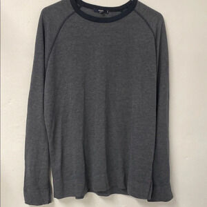 Benson N.Y.C Long‎ Sleeve Knit Sweater Men's Size Large Gray